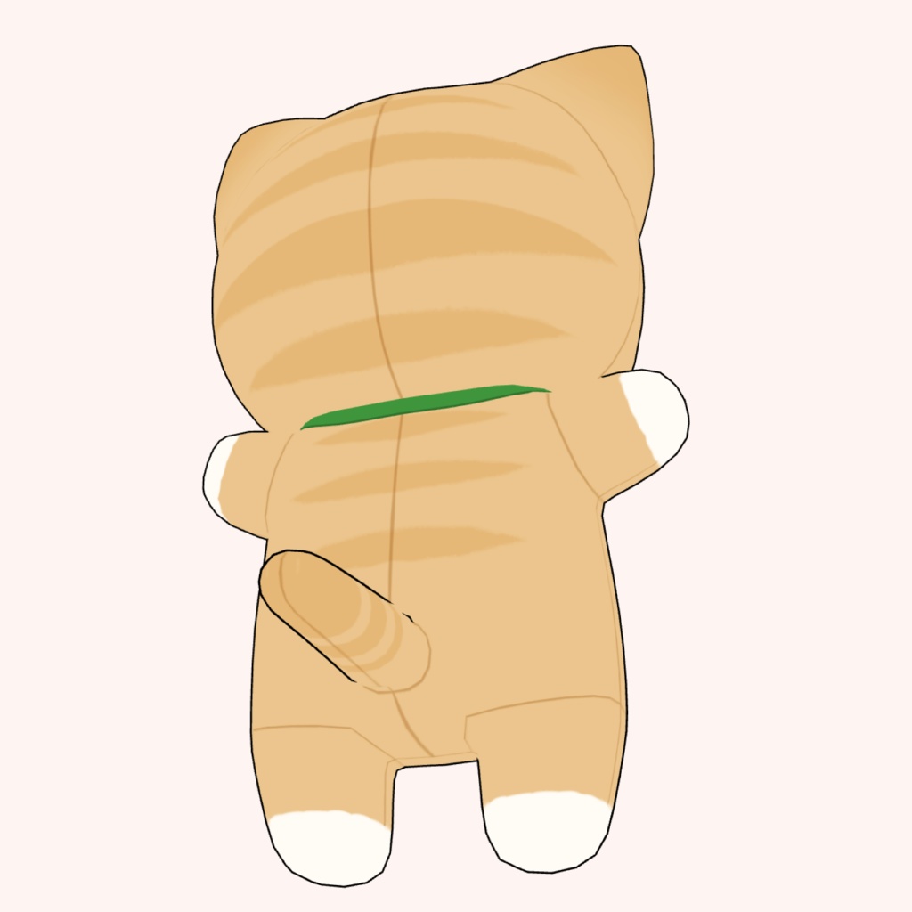 猫のぬいぐるみ3D素材 | Cat Plush 3D Props