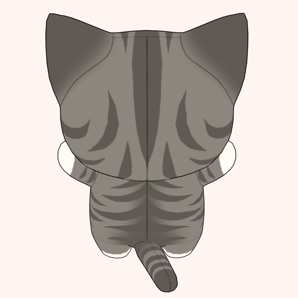 猫のぬいぐるみ3D素材 | Cat Plush 3D Props