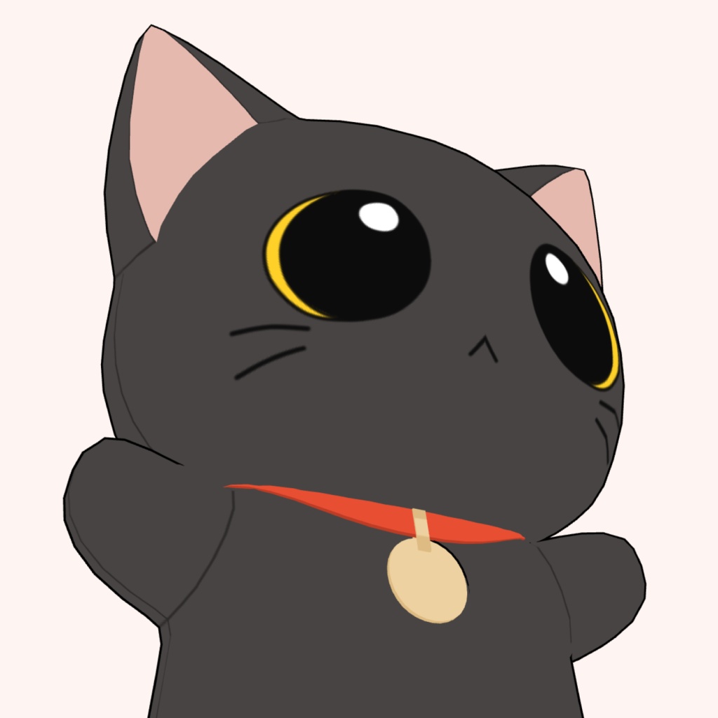 猫のぬいぐるみ3D素材 | Cat Plush 3D Props