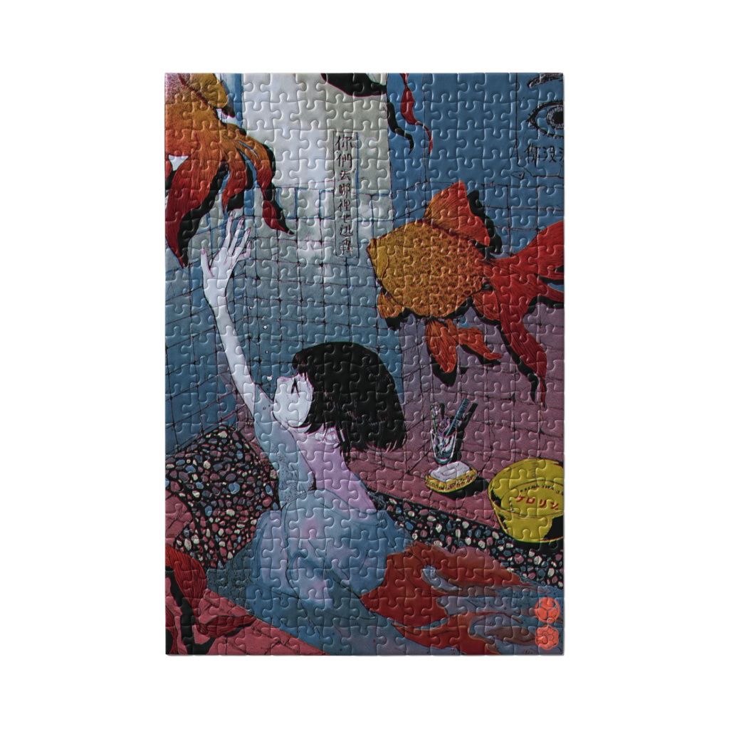 「女は金魚」ジグソーパズル