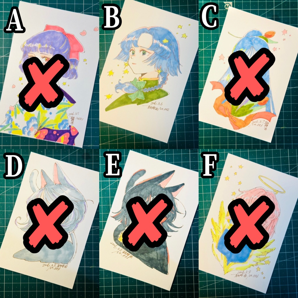 ポストカードドローイング