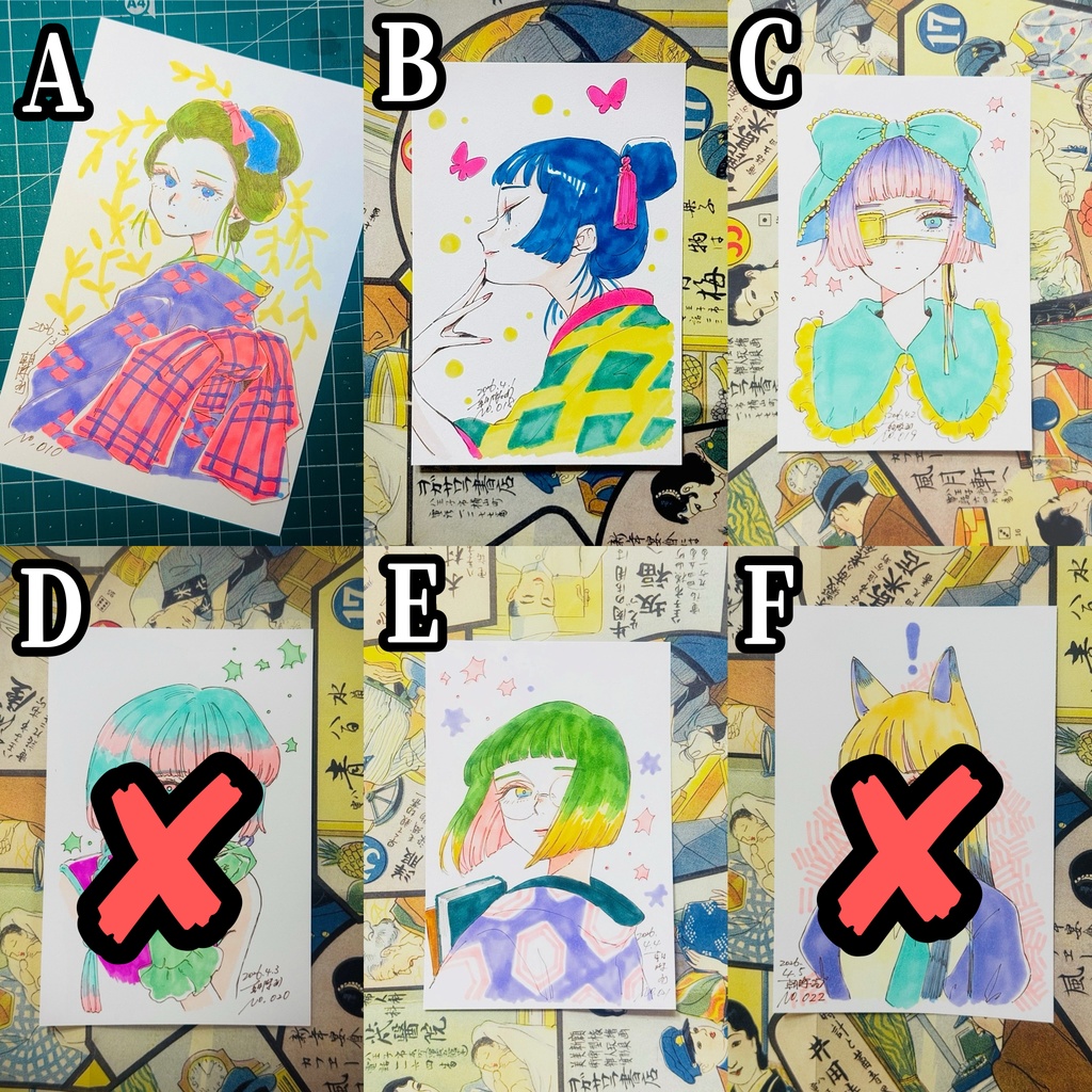 ポストカードドローイング