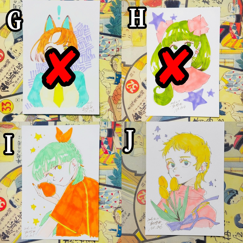 ポストカードドローイング