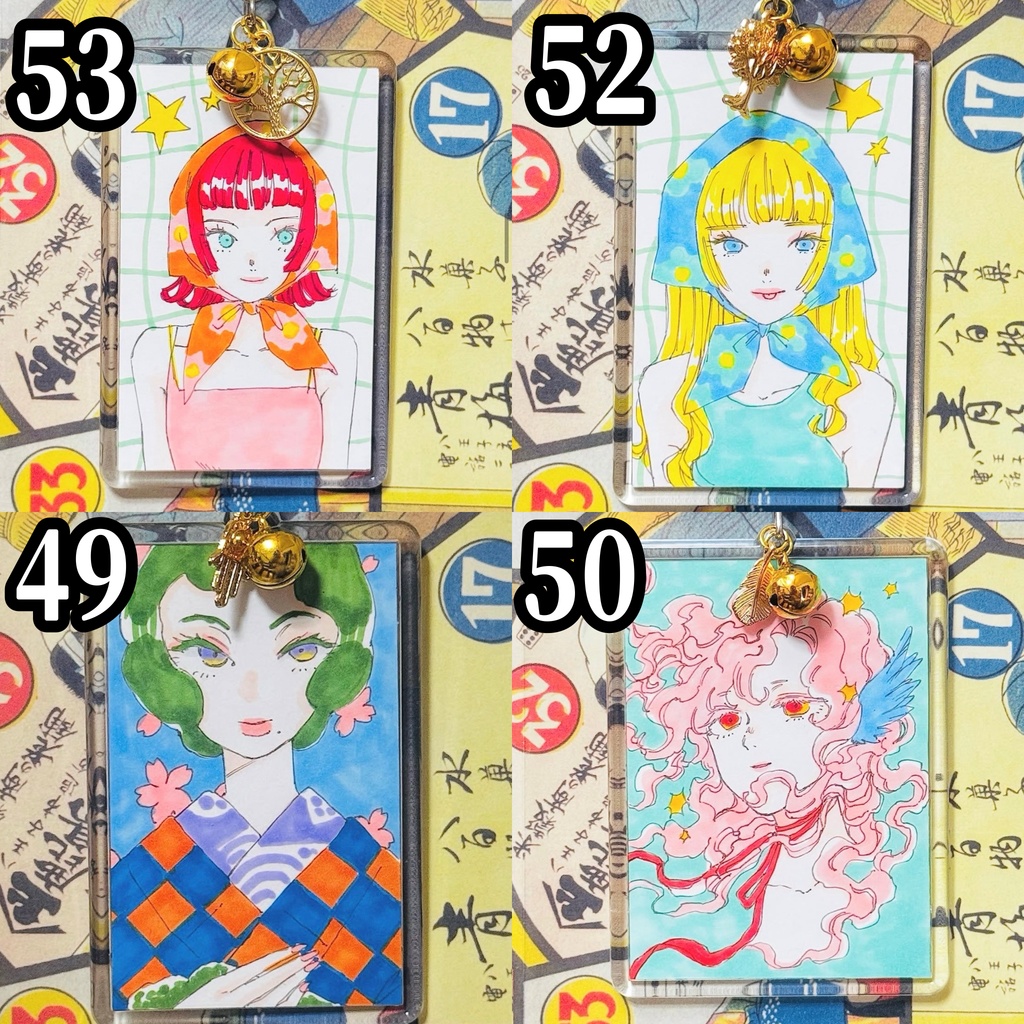 【旧作割引あり】新作ドローイング/ドローイングキーホルダー