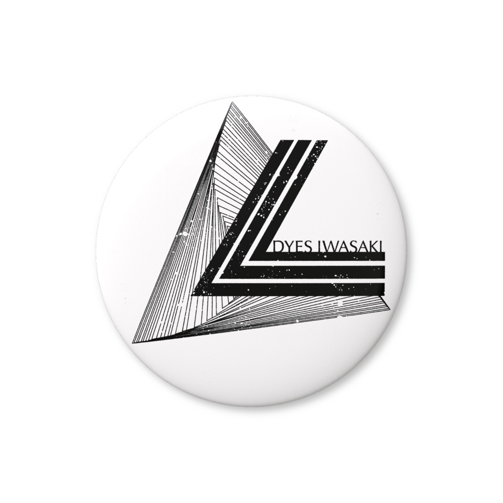 DYES IWASAKI ロゴ 缶バッジ