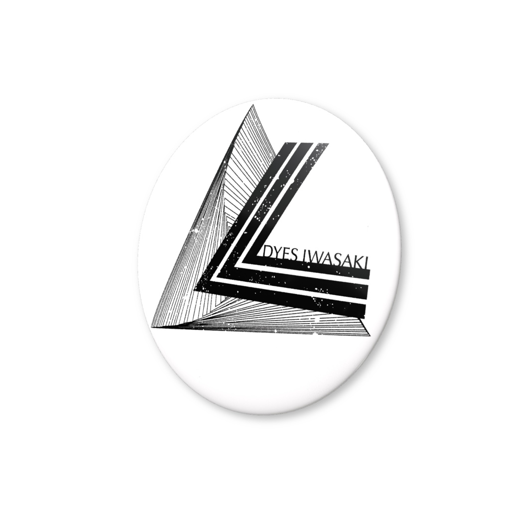 DYES IWASAKI ロゴ 缶バッジ