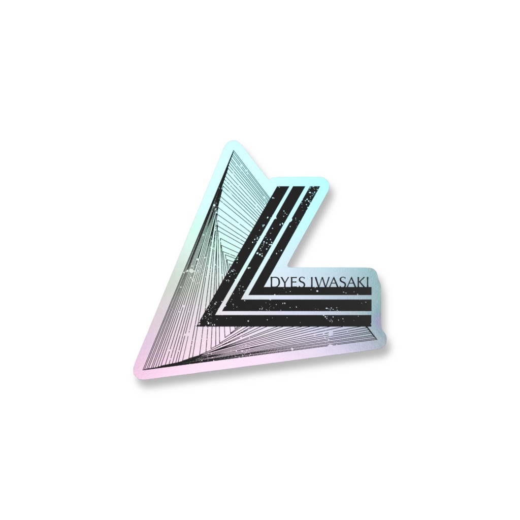 DYES IWASAKI ロゴ オーロラステッカー