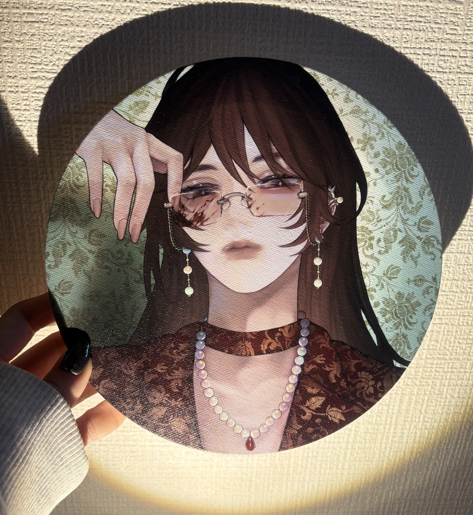 キャンバスプリント(グロス手加筆あり)