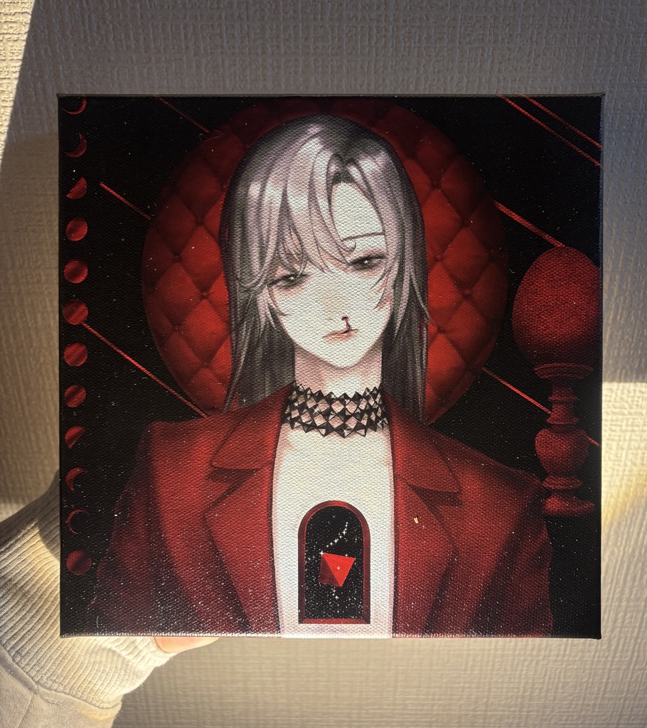 キャンバスプリント(グロス手加筆あり)