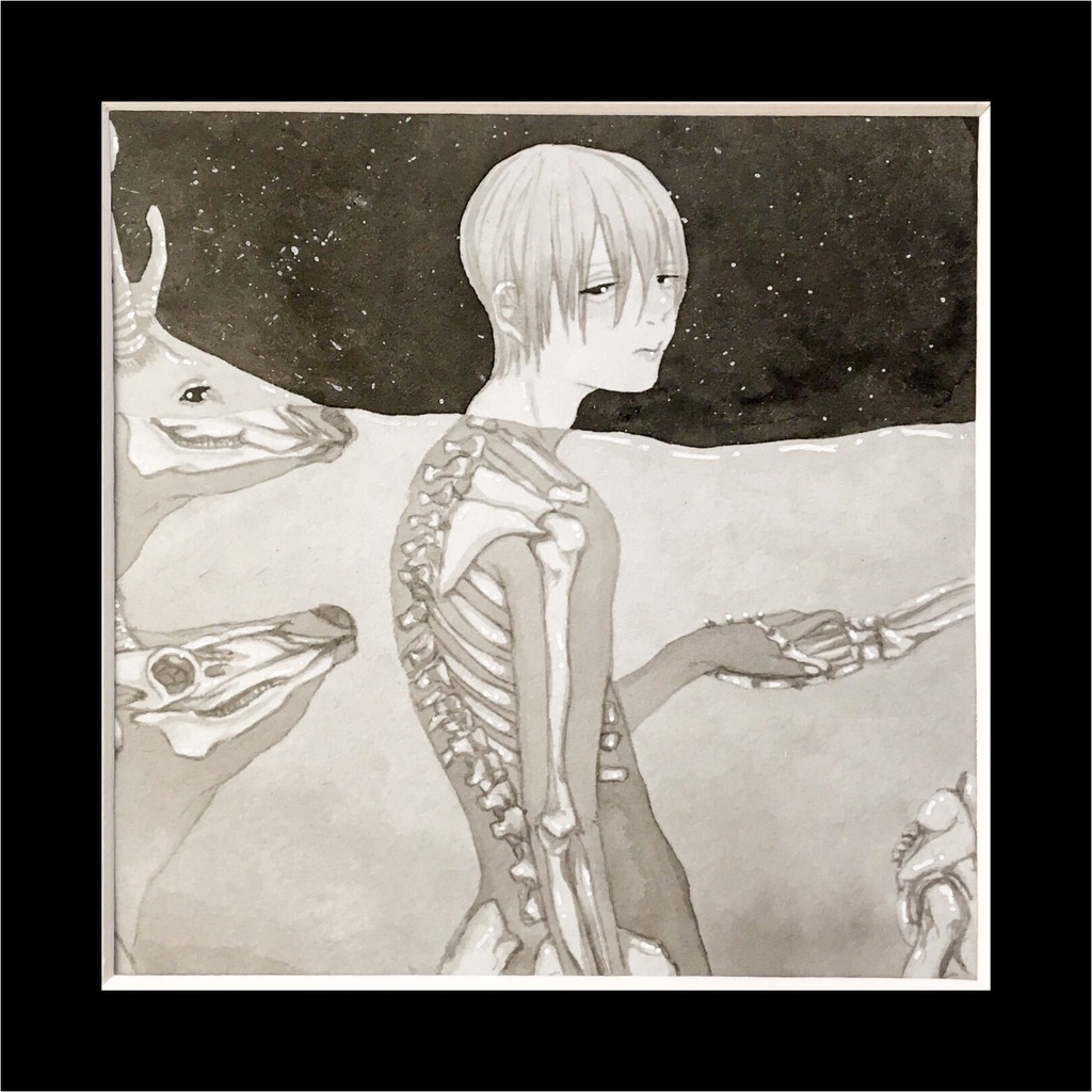 おかえりなさい【額装原画】