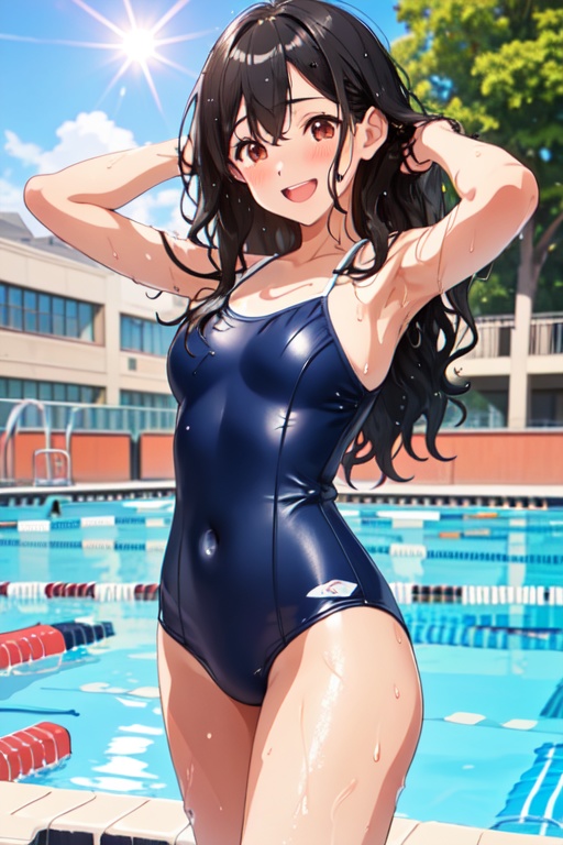 スクール水着、始めました 笑顔ver
