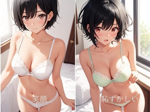 彩り下着姿～ショートヘア Wパック～