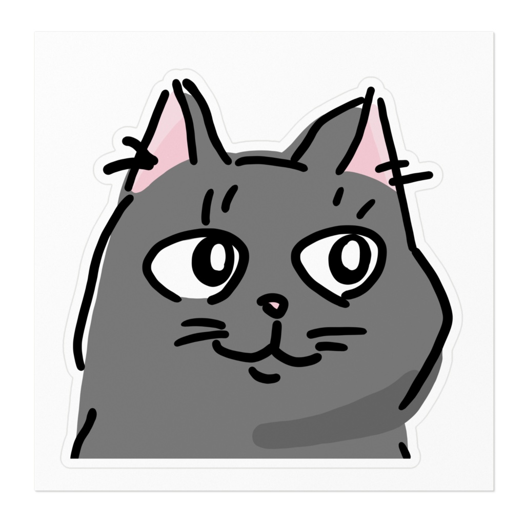 かべねこステッカー