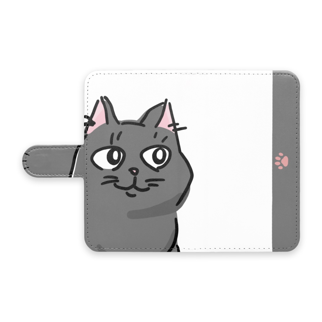 かべねこ手帳型スマホケース | android | S