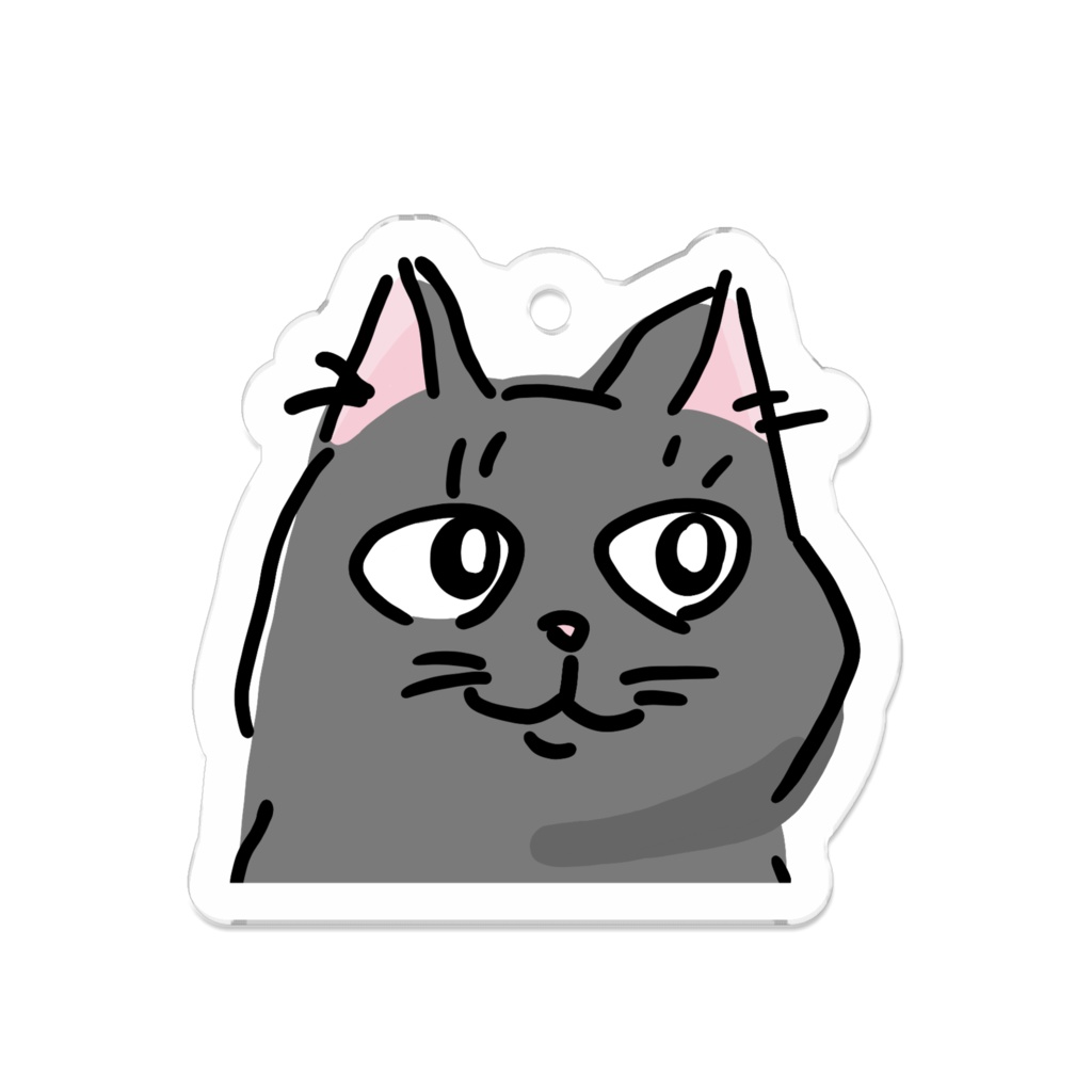 かべねこアクリルキーホルダー