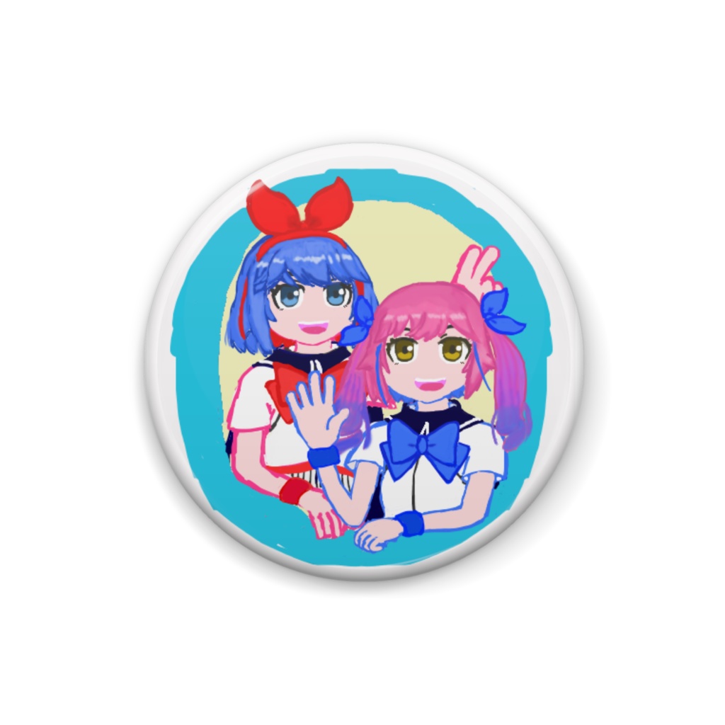 おめシス缶バッジ