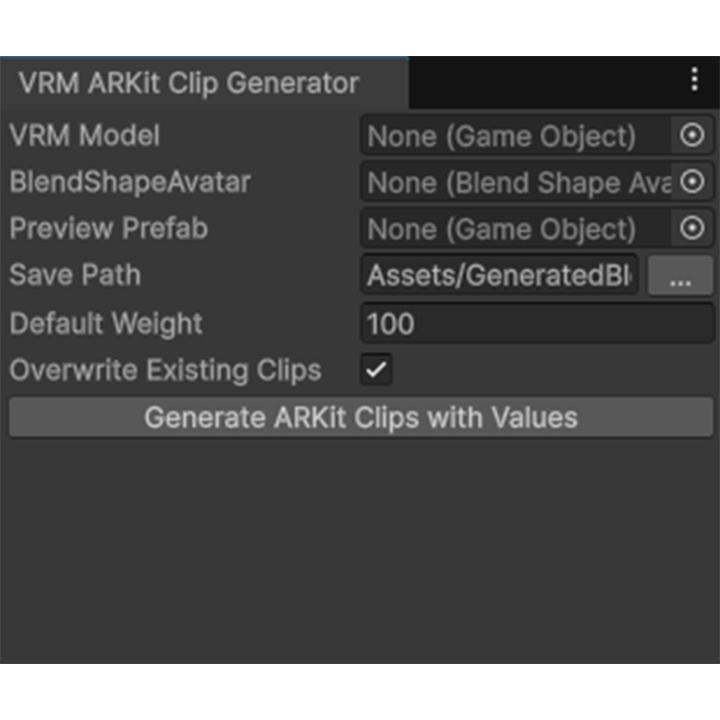 BlendShapeClipsTool