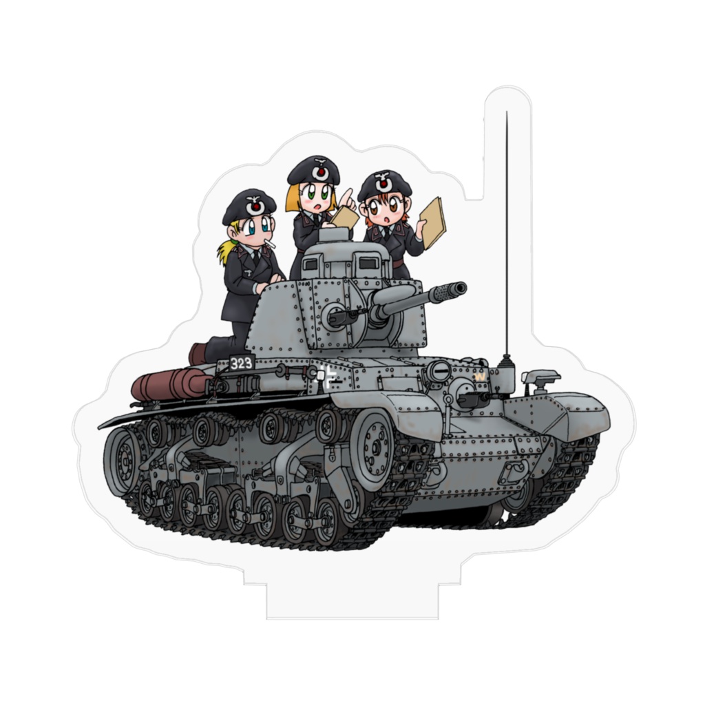 シュコダLTvz(35t)アクリルフィギュア