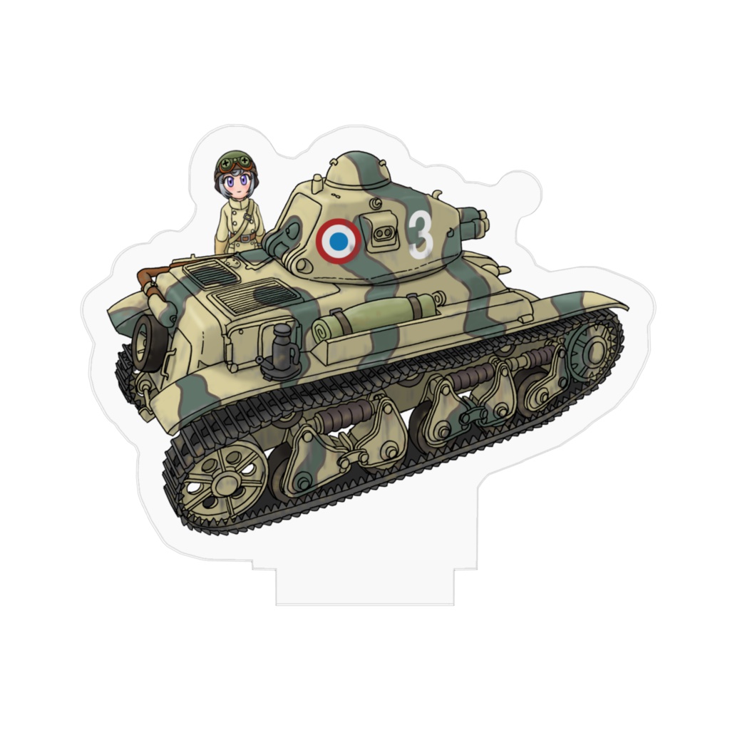 ルノーR35アクリルフィギュア