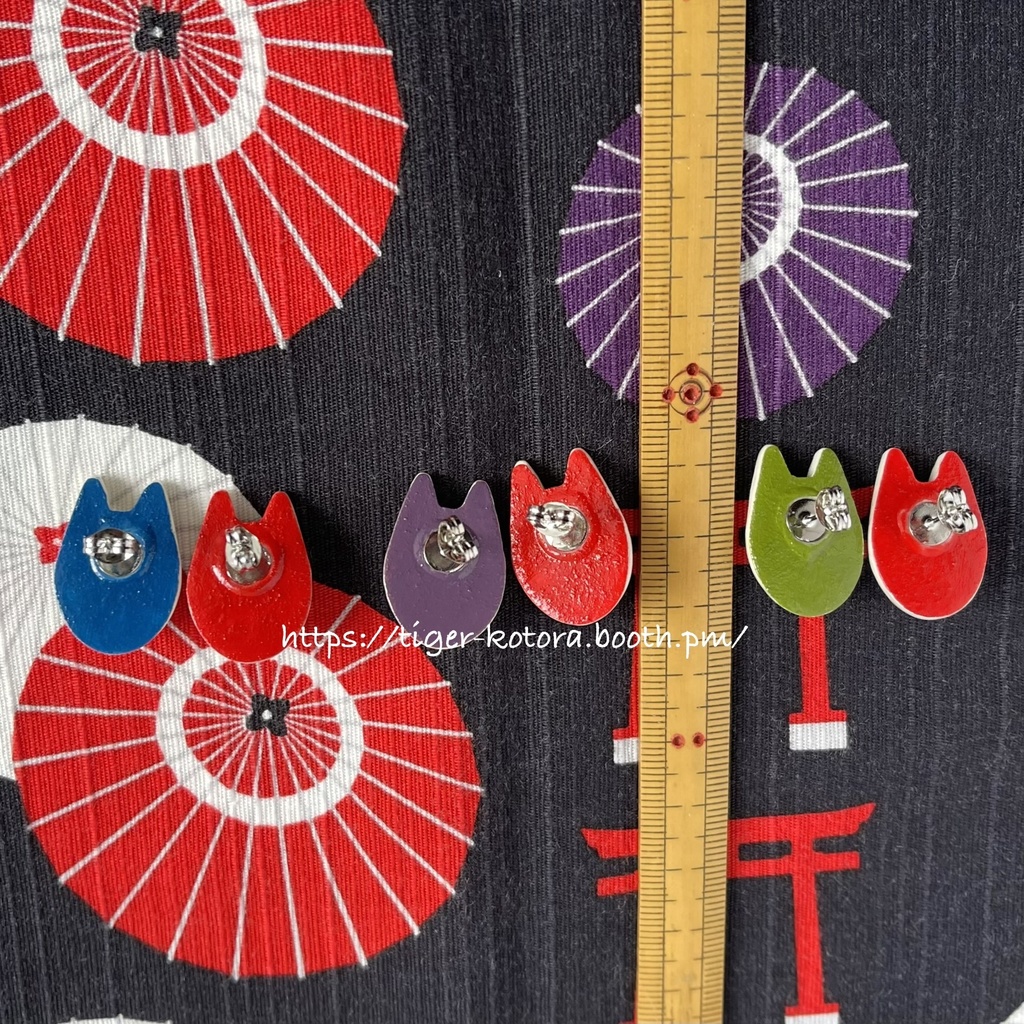 狐面 和風 ピアス