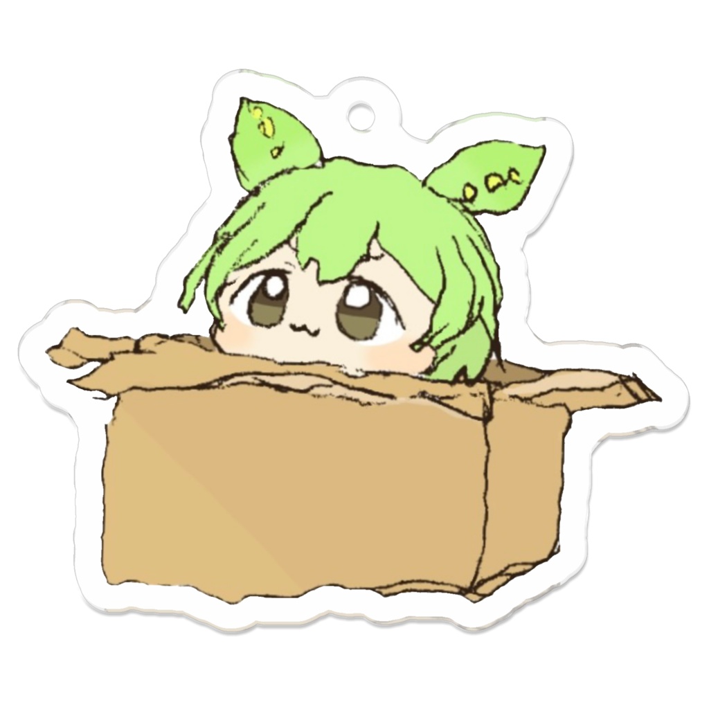 左手ずんだもんアクキー 箱入り2