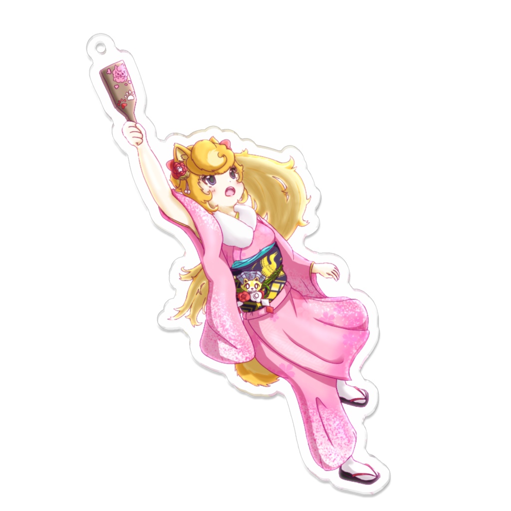 羽根突きわんこ