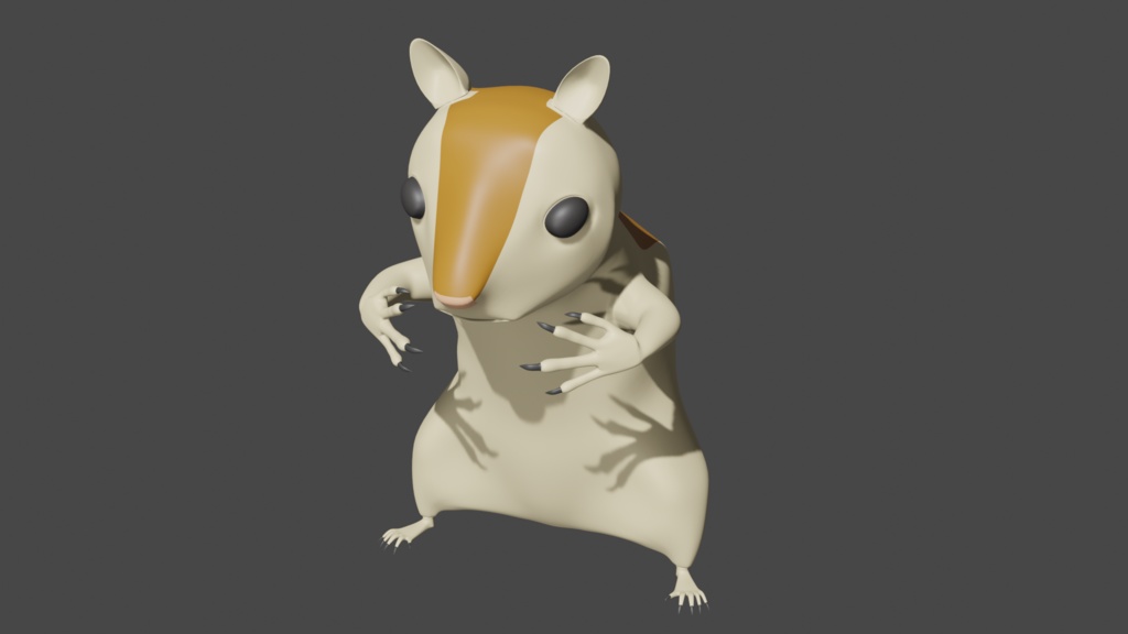 【3Dモデル model】リス　squirrel