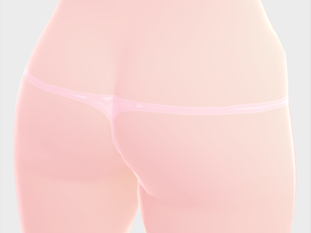 Vroid用 Tバックパンツ