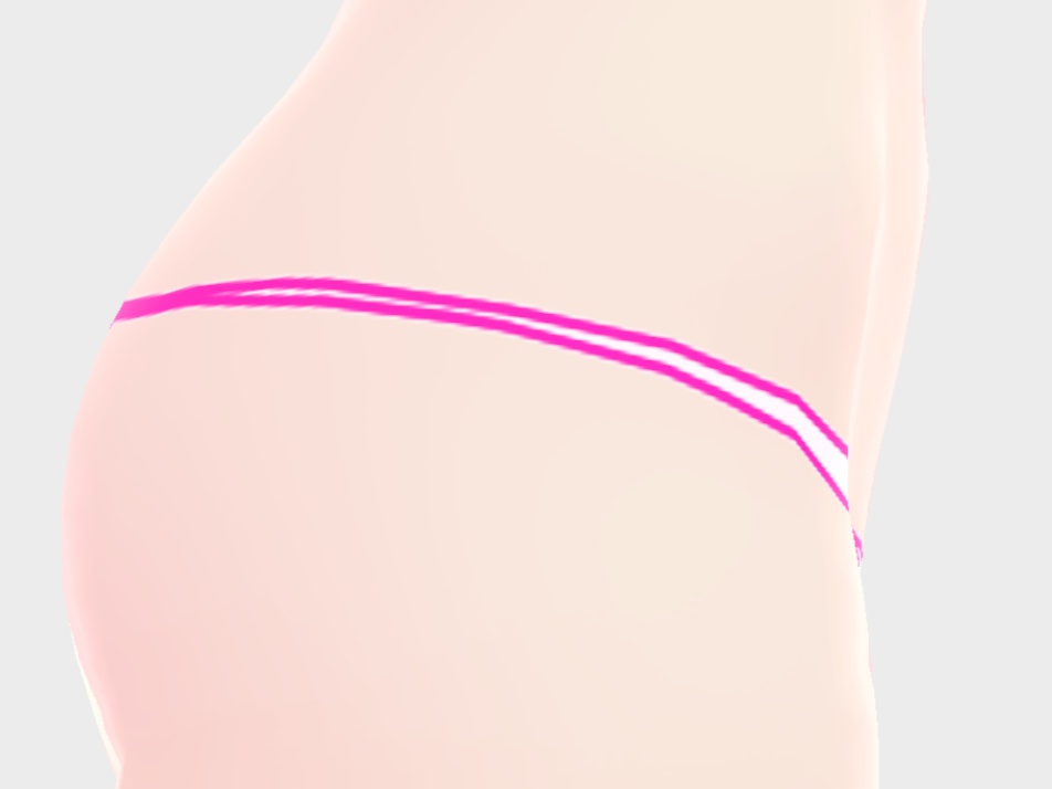 Vroid用 Tバックパンツ