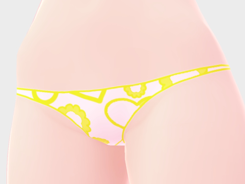 Vroid用 Tバックパンツ