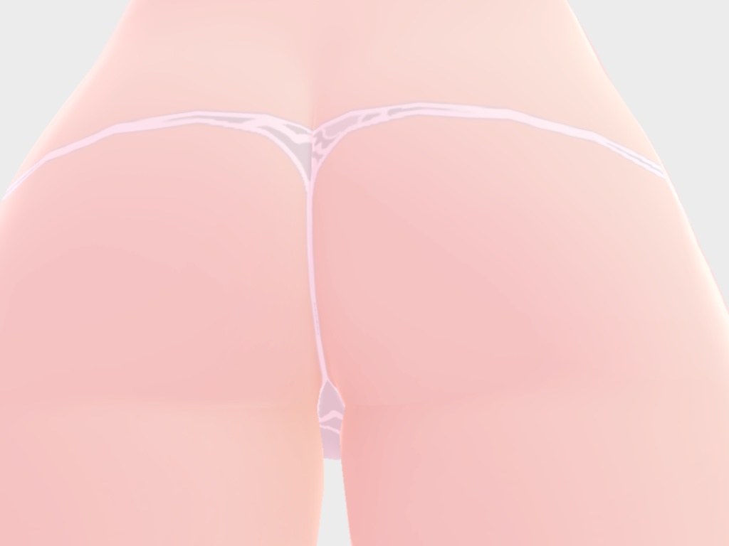 Vroid用 Tバックパンツ