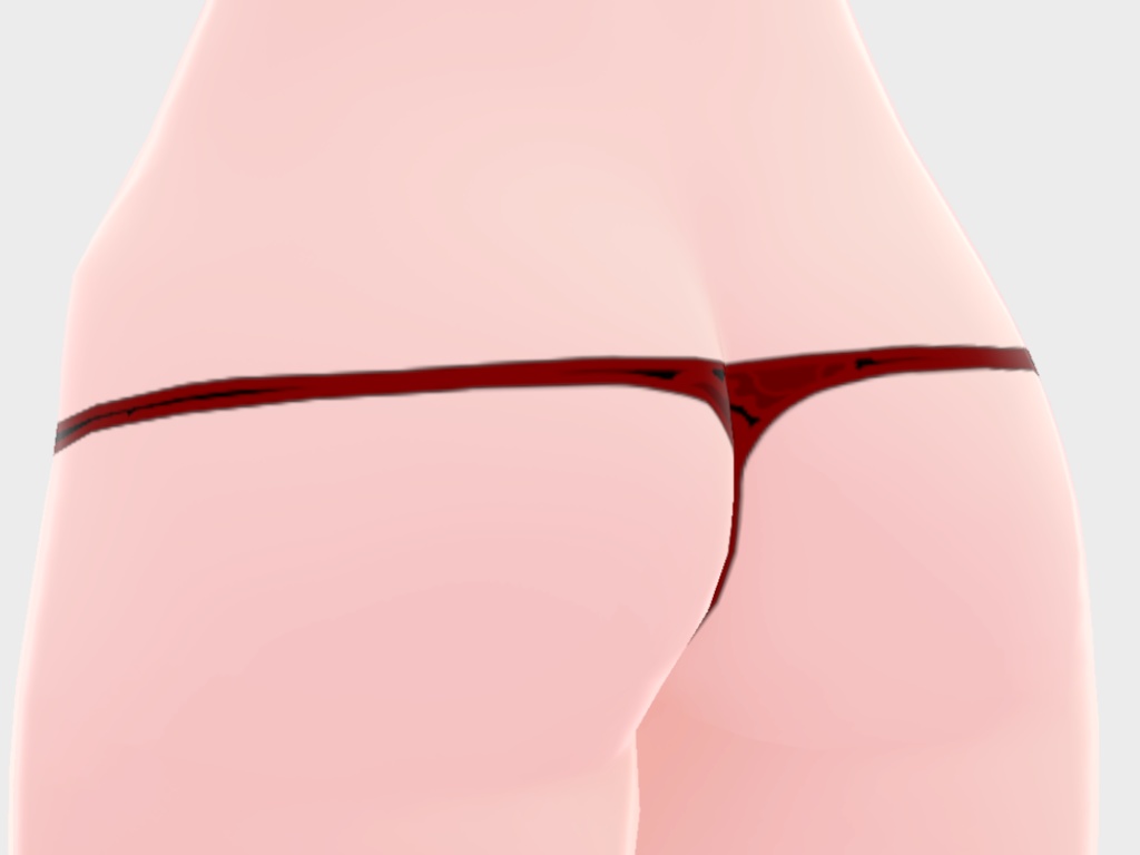 Vroid用 Tバックパンツ