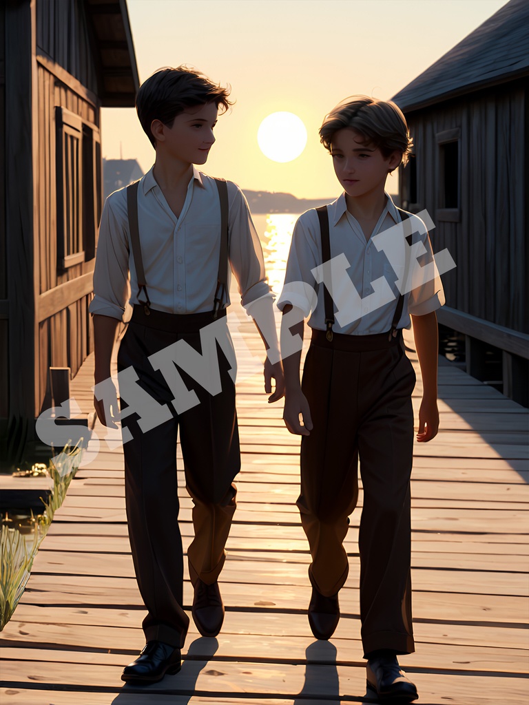 A.I.タイムカプセル vol.2:19世紀 - 港で働く少年たち