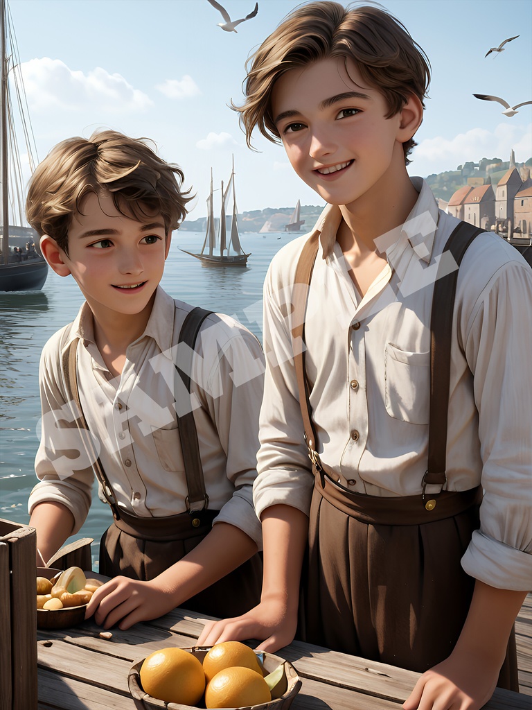 A.I.タイムカプセル vol.2:19世紀 - 港で働く少年たち