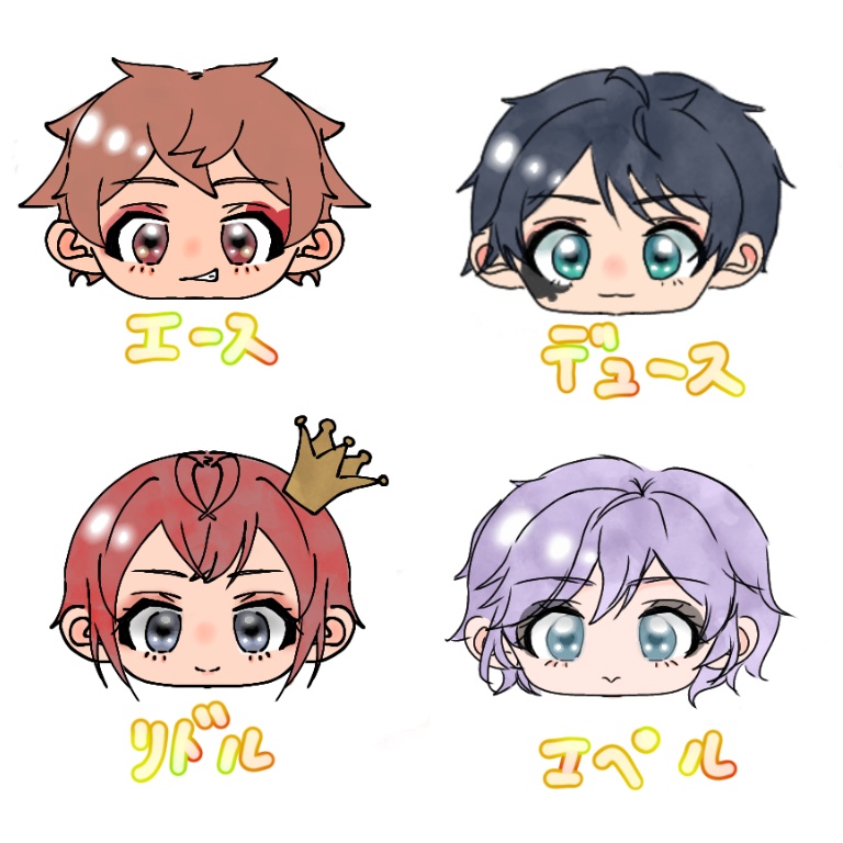 ツイステ ステッカーシール