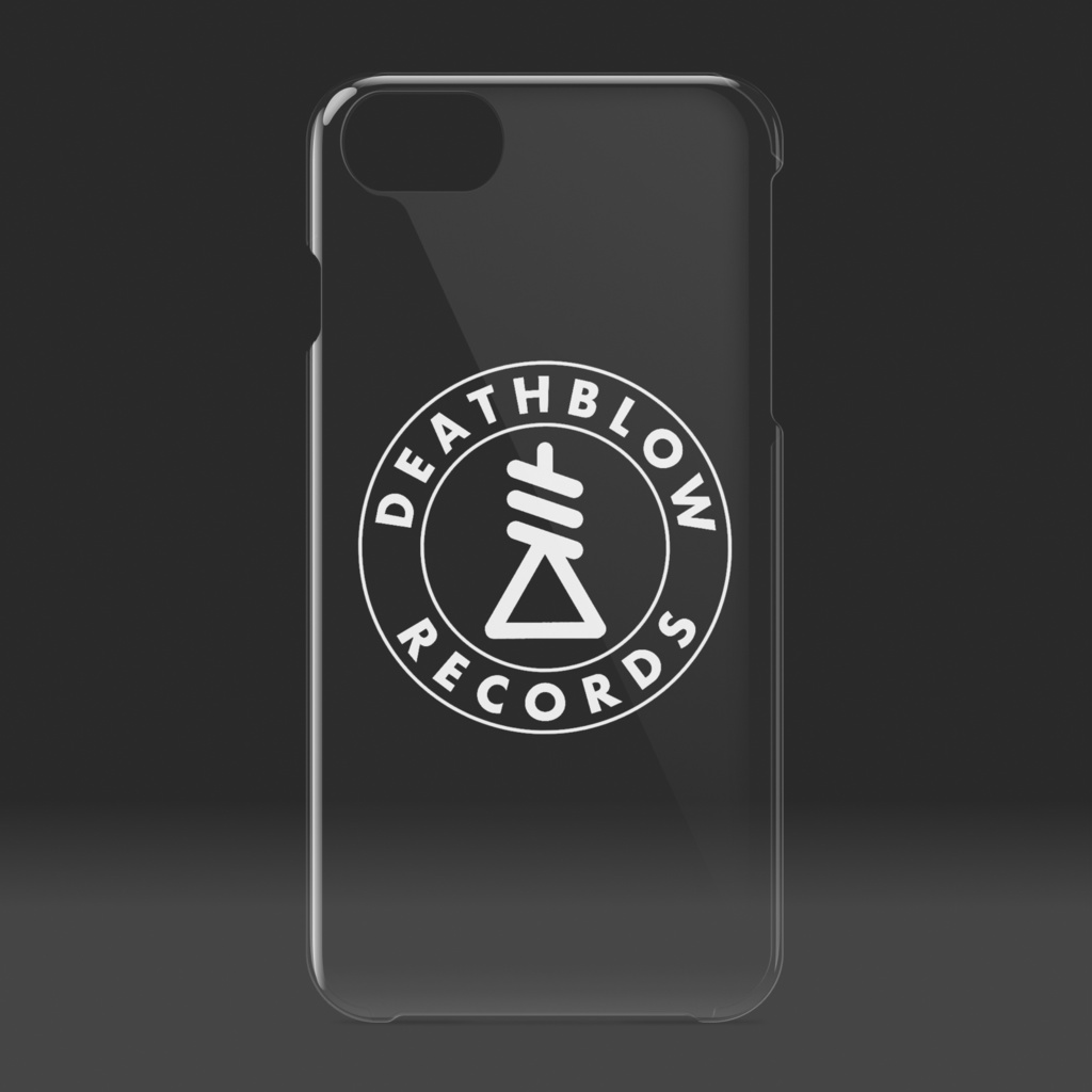 Clear iPhone Case - White Suicide Logo