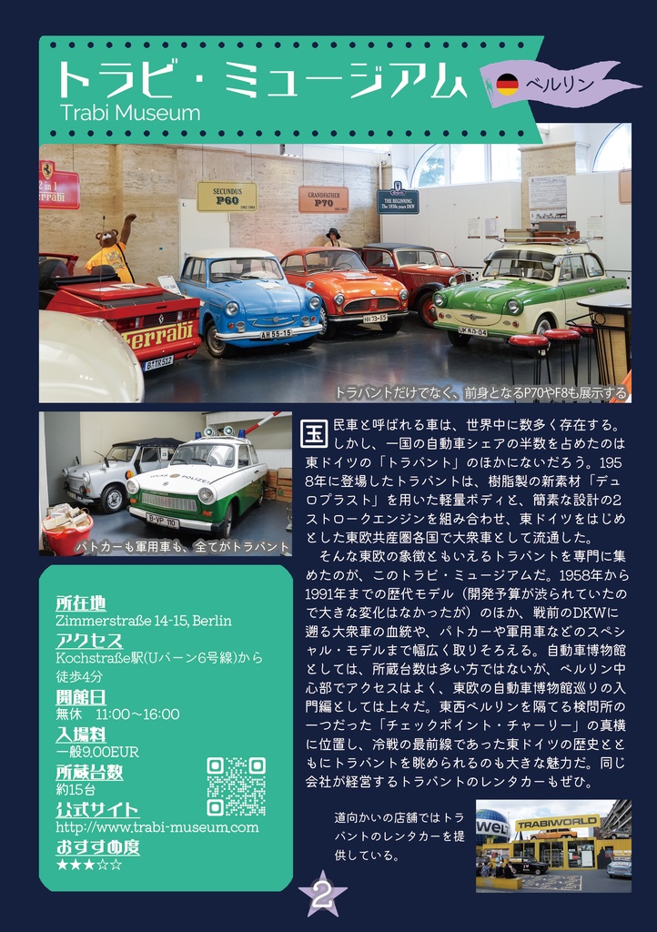 ぶらり自動車博物館 vol.2 東ヨーロッパ編①
