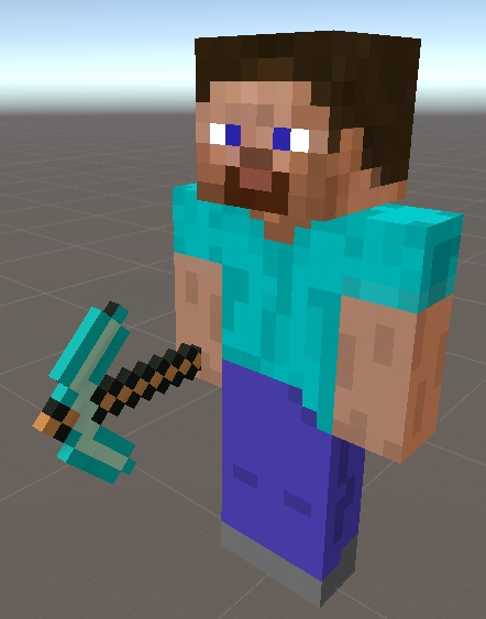【VRC想定モデル】Minecraft つるはし