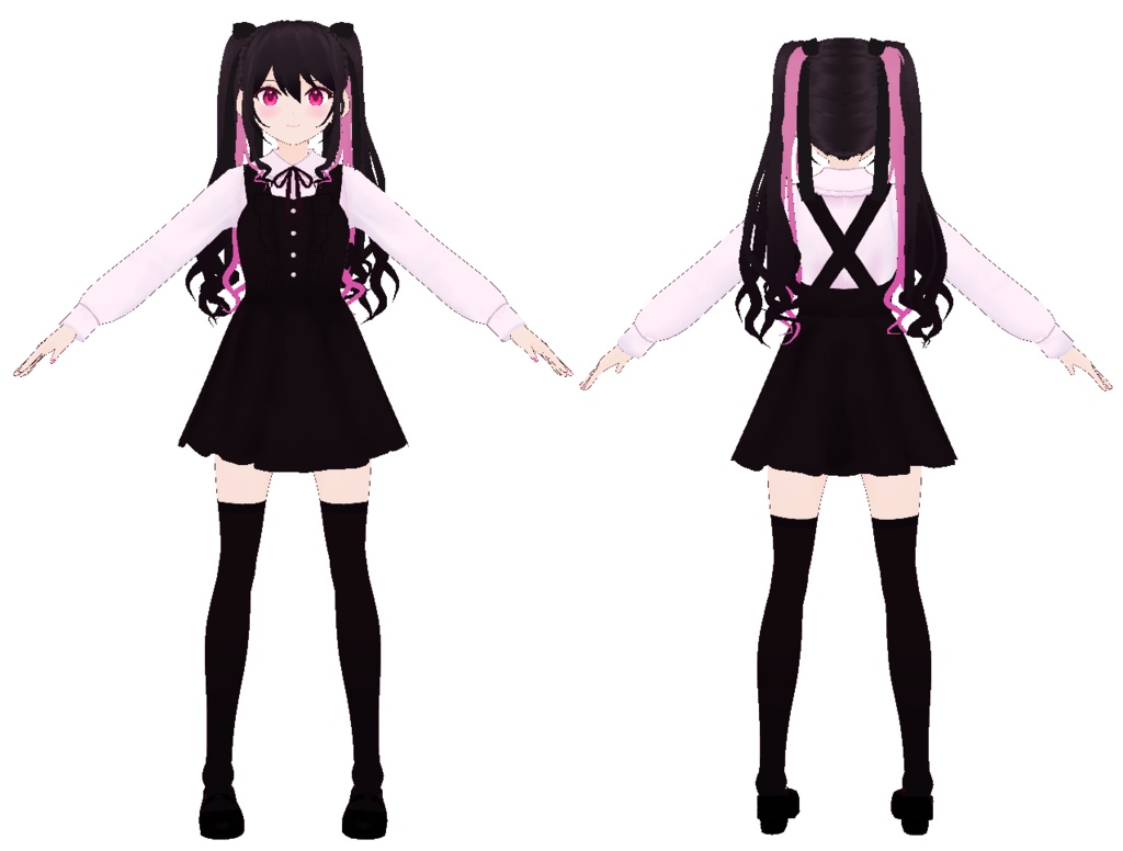 VRoid正式版オリジナルモデル 黒崎ユリ(Kurosaki Yuri)