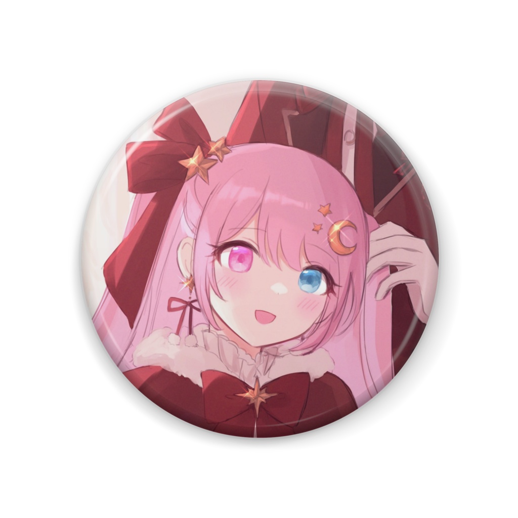 月見ルナ 缶バッジ