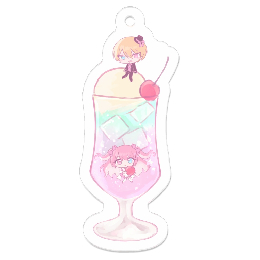 クリームソーダ　アクキー