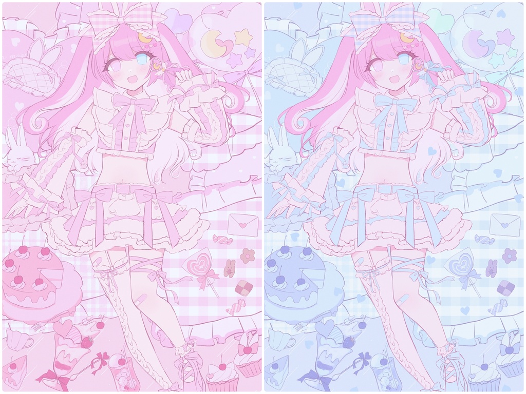 商用OKゆめかわ背景画像