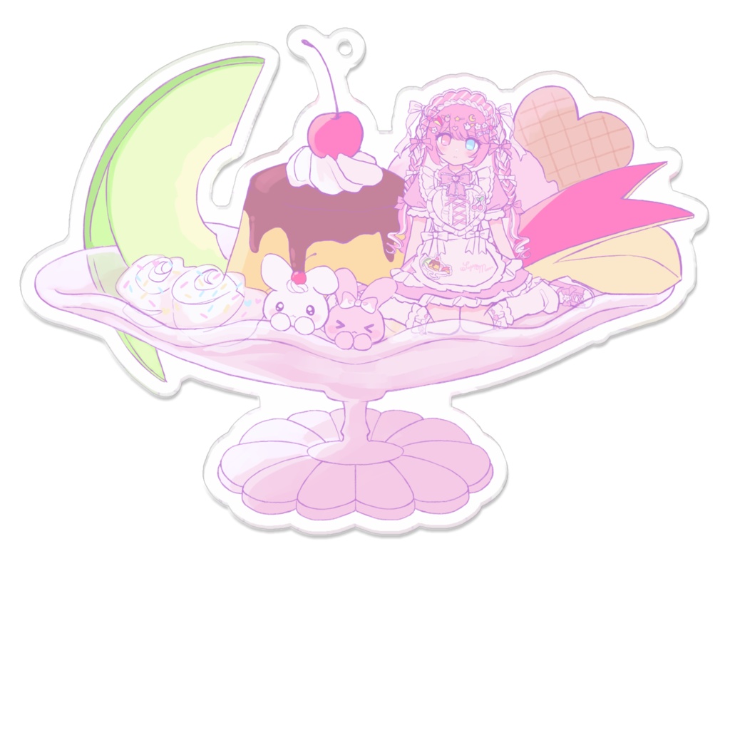 プリンアラモード　アクキー