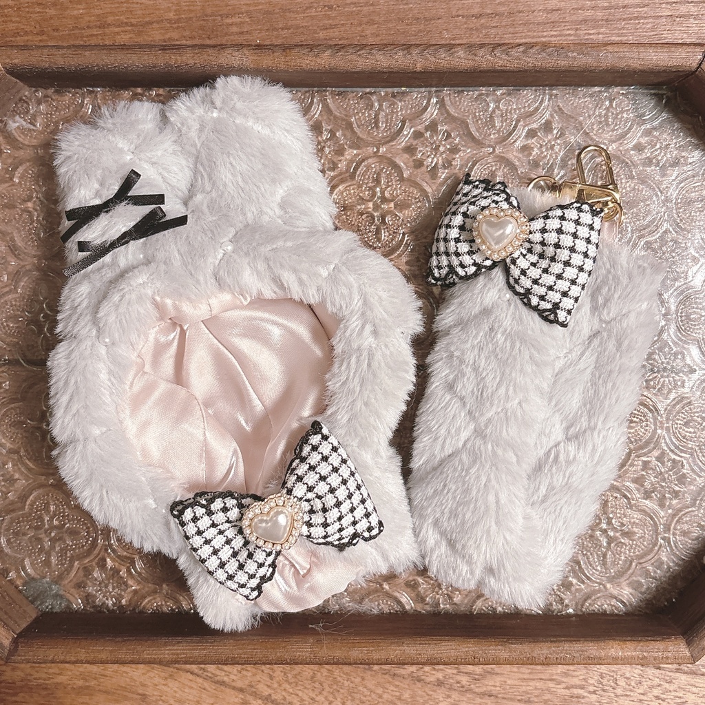 ぬいとおそろいのふわふわ(パール)