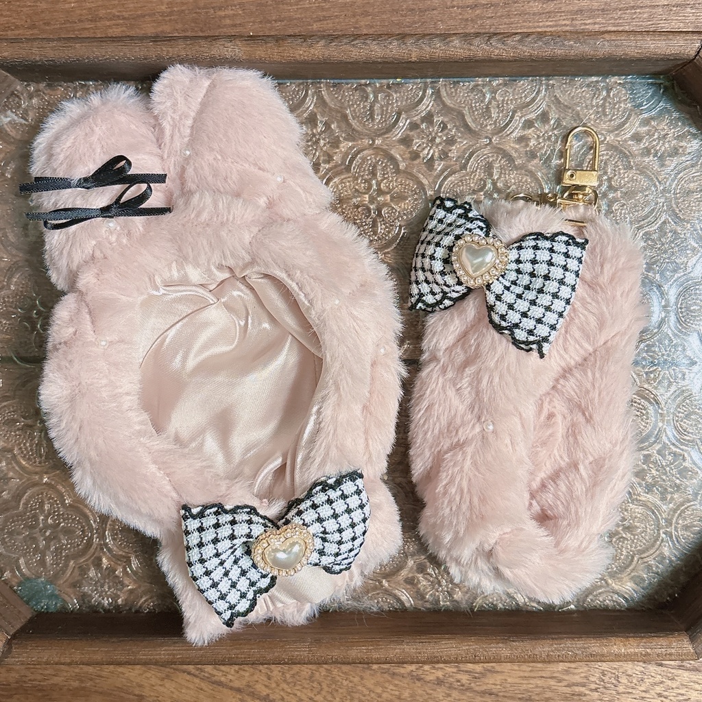 ぬいとおそろいのふわふわ(パール)