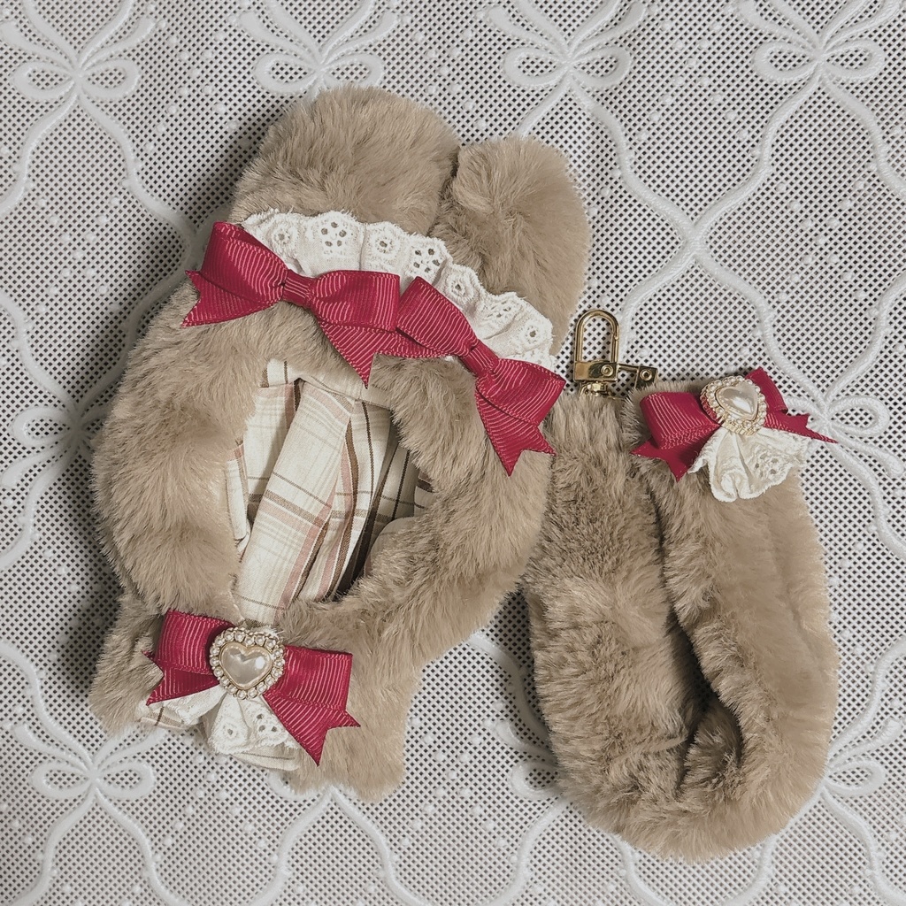 ぬいとおそろいのふわふわ(リボン)