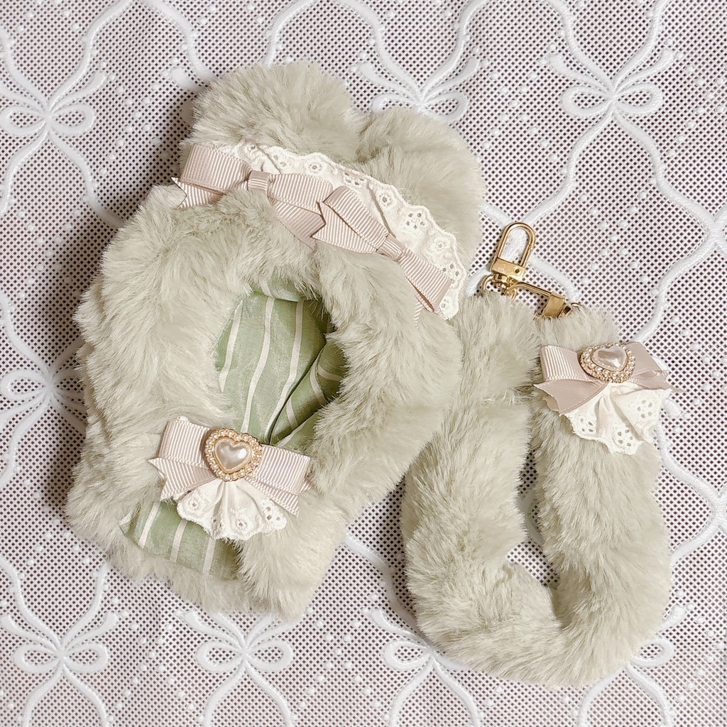 ぬいとおそろいのふわふわ(リボン)