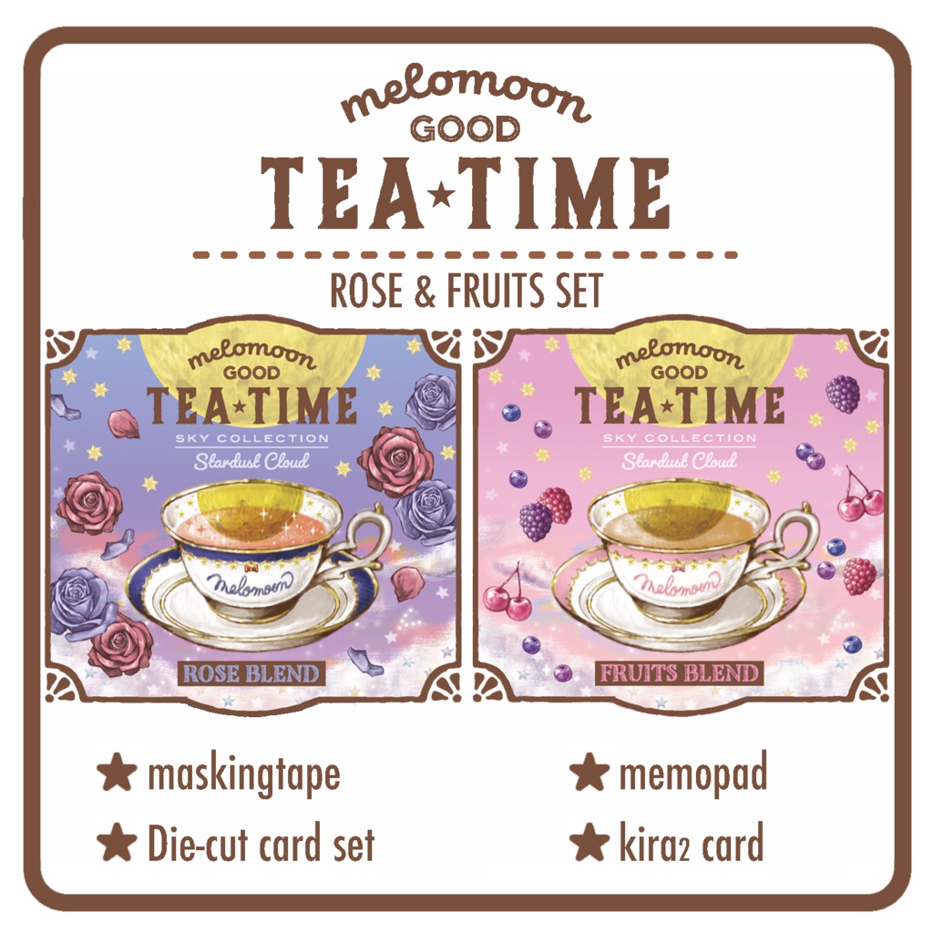 GOOD TEA TIME MIX SET-ROSE & FRUITS BLEND