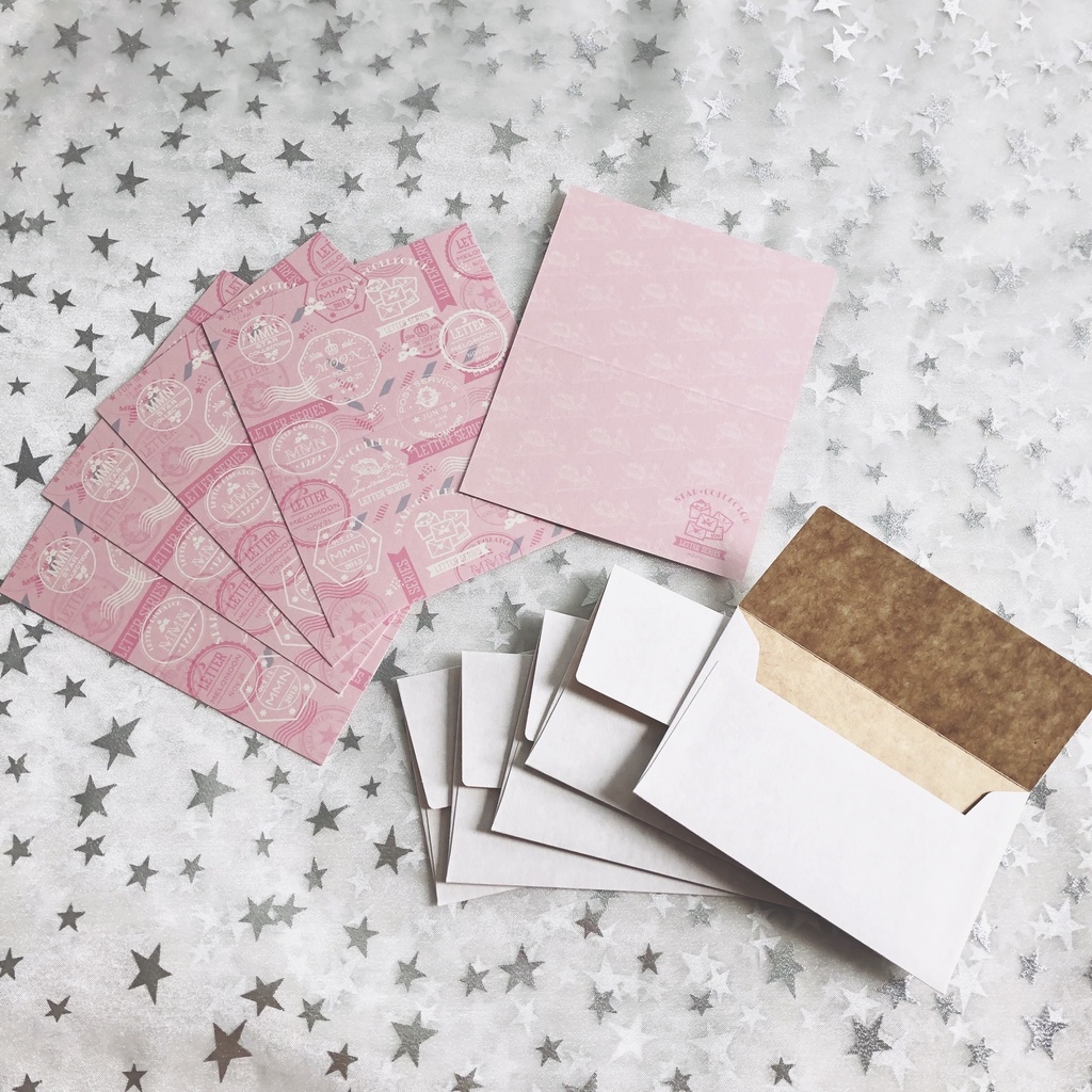 STAR COLLECTOR LETTER SERIES pink rabbit