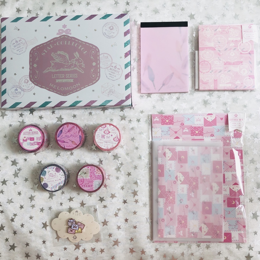 STAR COLLECTOR LETTER SERIES pink rabbit